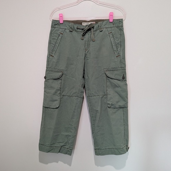 Vintage‎ Polo Jeans Company Ralph Lauren Cargo Capri Low-Rise - Picture 1 of 5